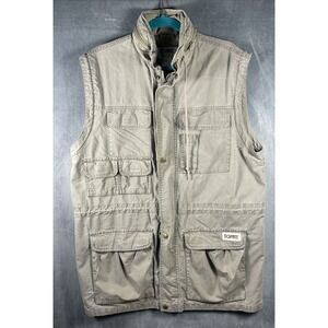 Domke PhoTOGS Men's M Khaki Tan‎ Multi Pocket Vest Photographer Sportsman READ